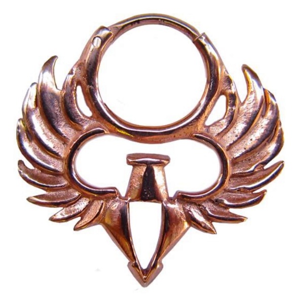 Tawapa Jewelry - 🏔️🦅🪺Tawapa 14K Rose Gold Phoenix Helix/Septum Clicker 14g